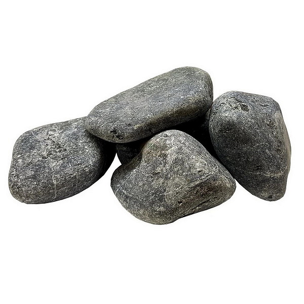 Камень серпентинит шлифованный (8-15 см) мешок 20 к