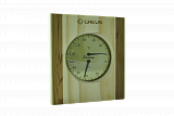 Термогигрометр Greus сосна/кедр 16х14,5 